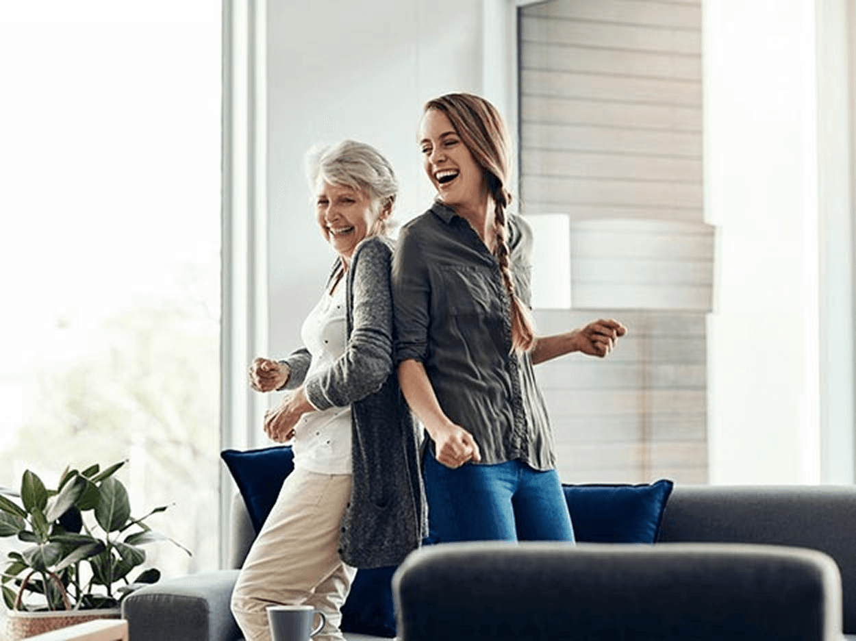 Familia disfrutando de los sonidos